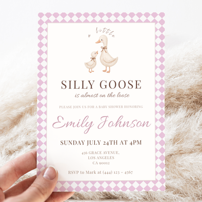 Silly Goose — Baby Shower Invitation Template by Pretty Digital — view 8