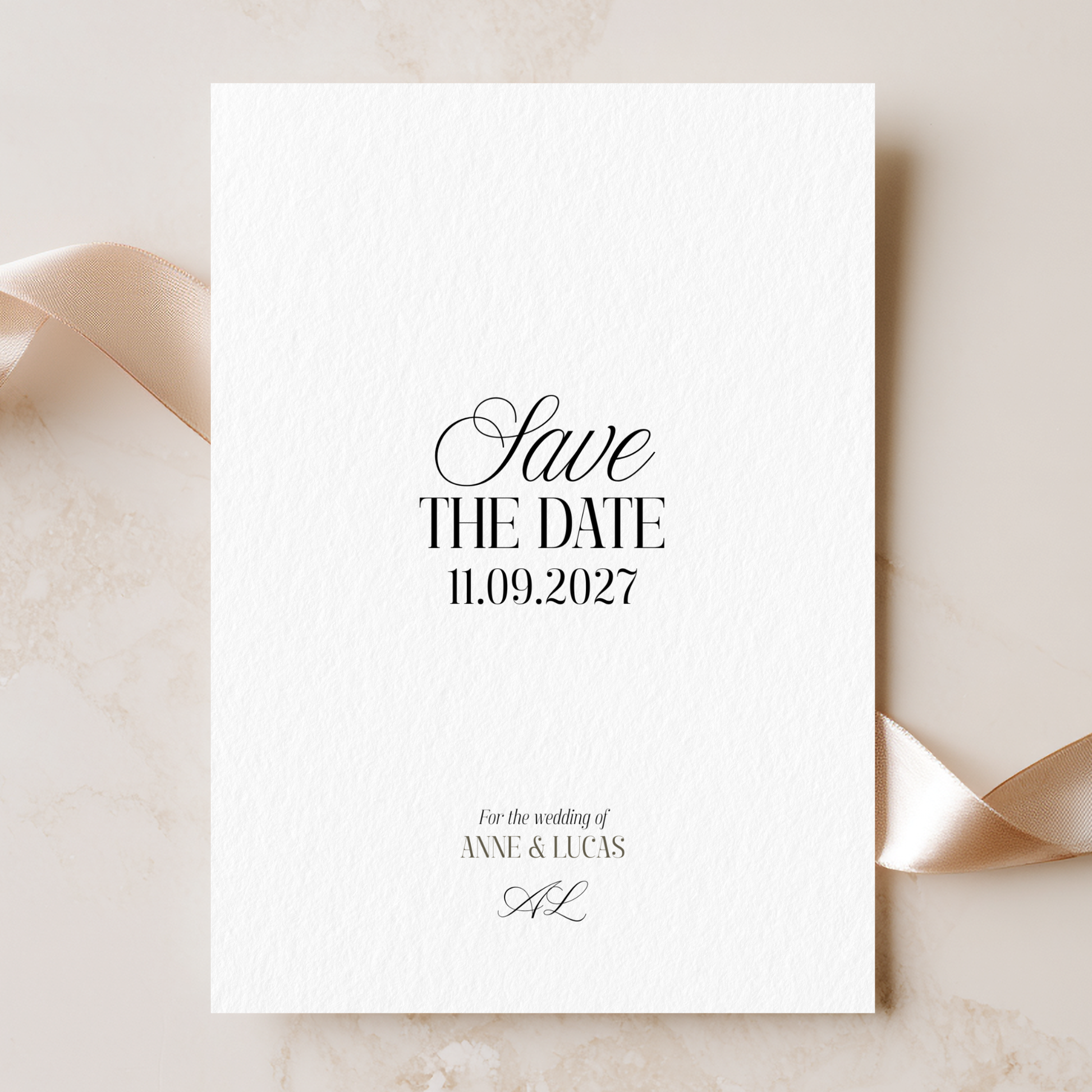 Modern Save the Date Template by Pretty Digital — view 5