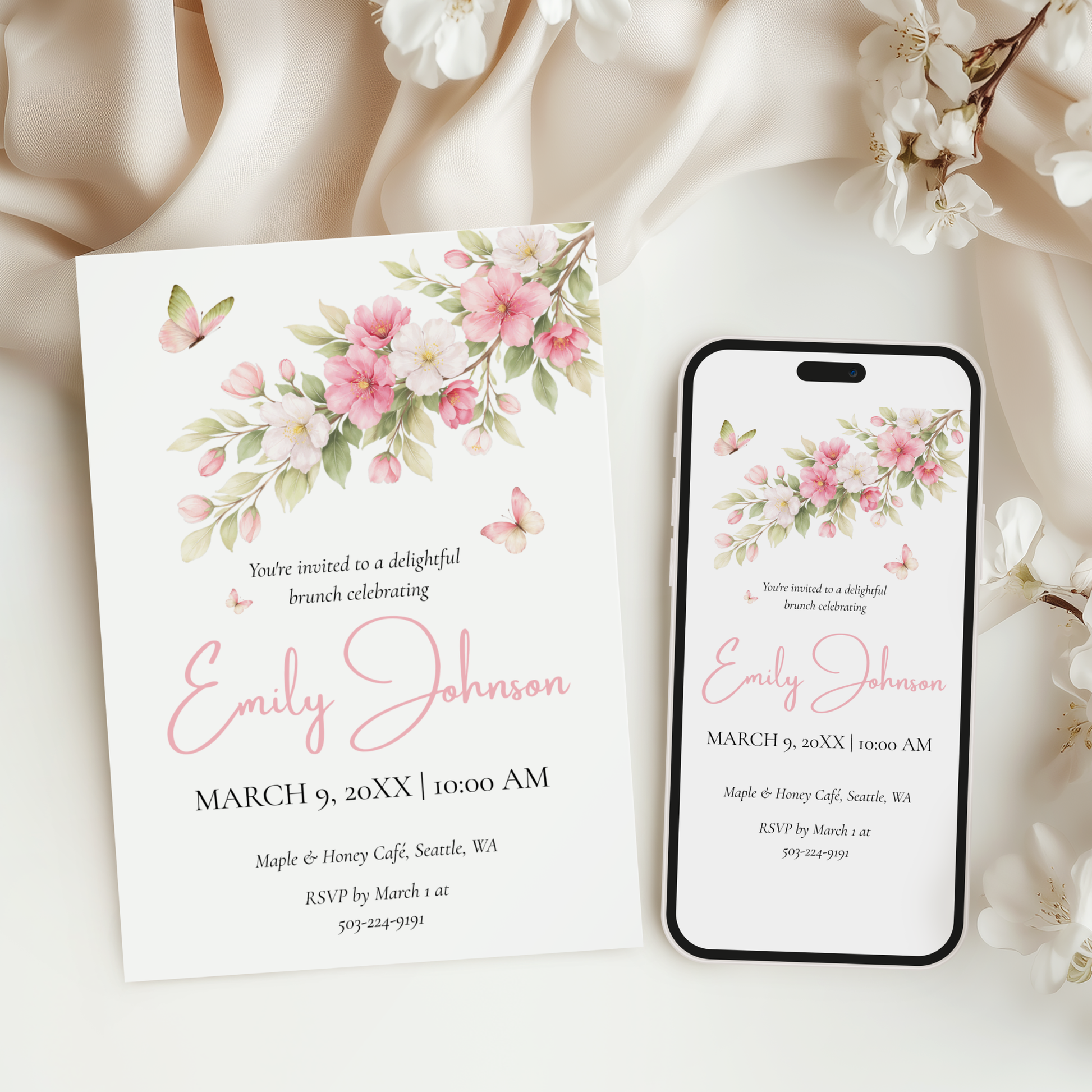 Citrus Brunch Invitation by Pretty Digital — view 6