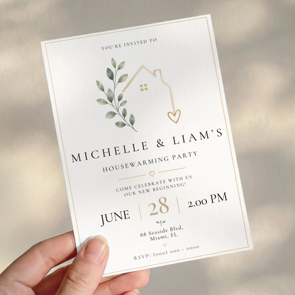 New Beginning — Housewarming Party Invitation Template by Pretty Digital — view 3