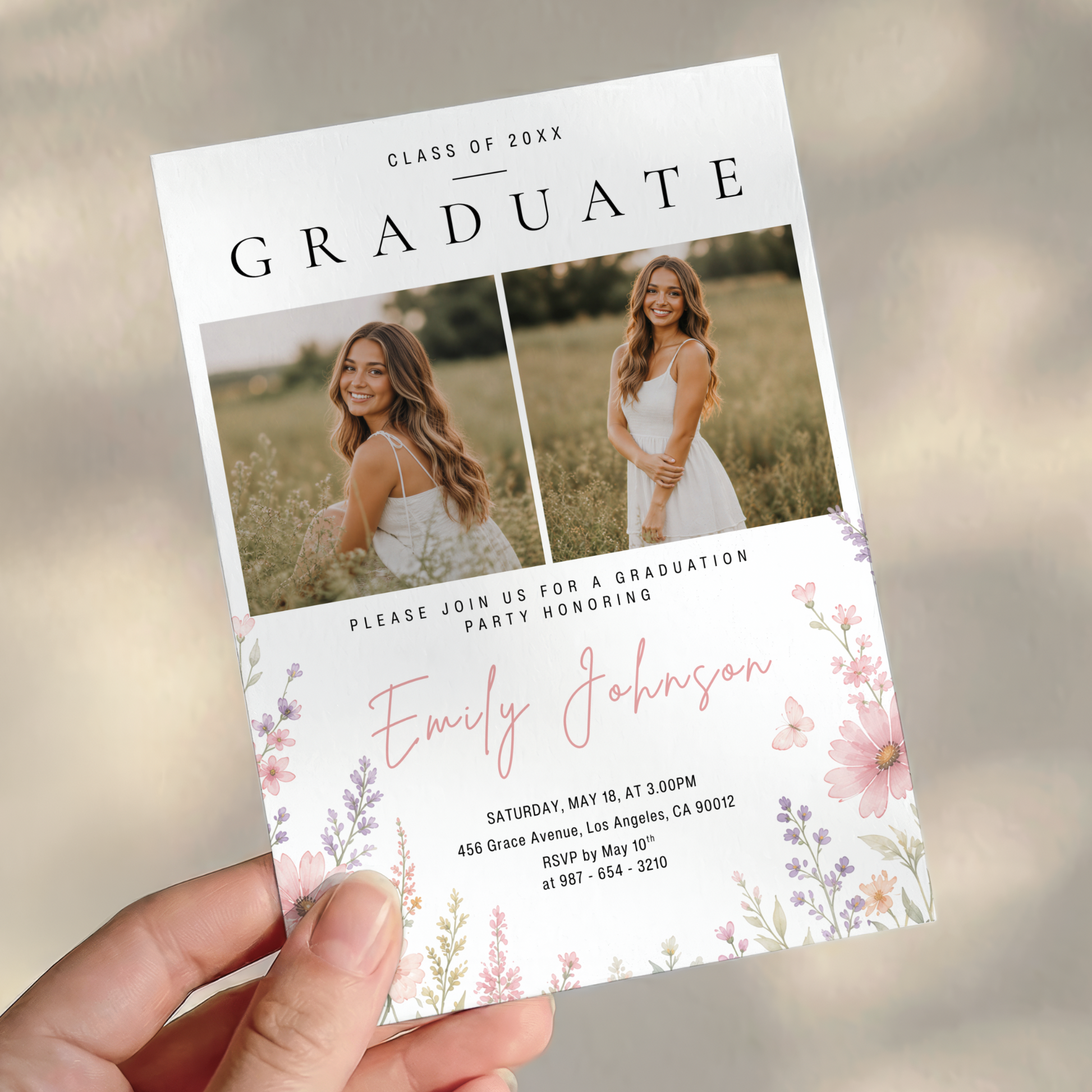 Class Of — Graduation Party Invitation Template by Pretty Digital — view 5
