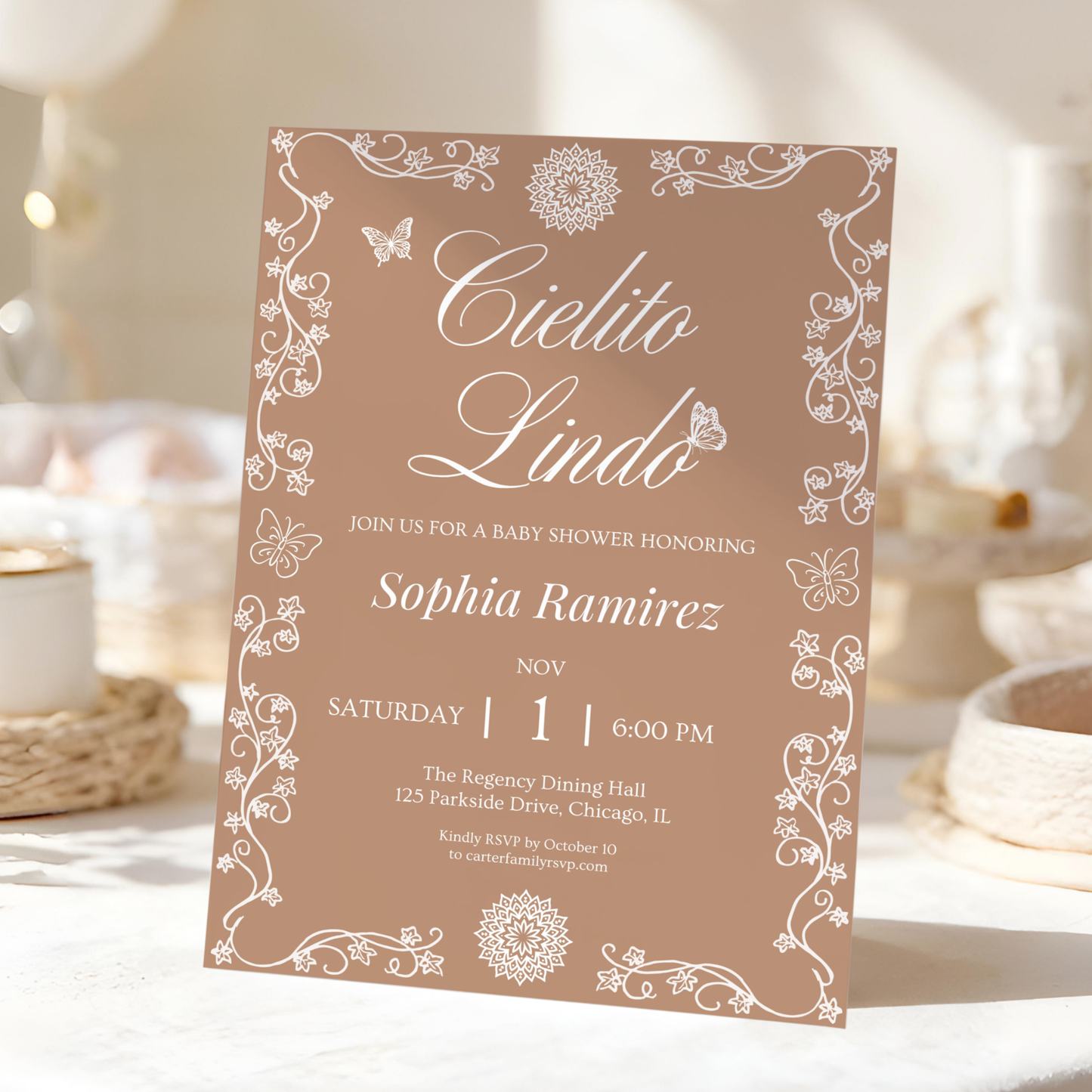 Cielito Lindo — Baby Shower Invitation Template by Pretty Digital — view 3