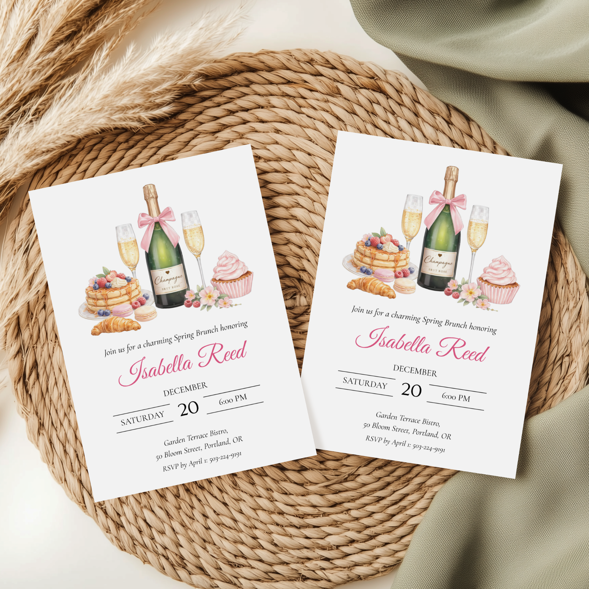 Citrus Birthday Brunch Invitation by Pretty Digital — view 9