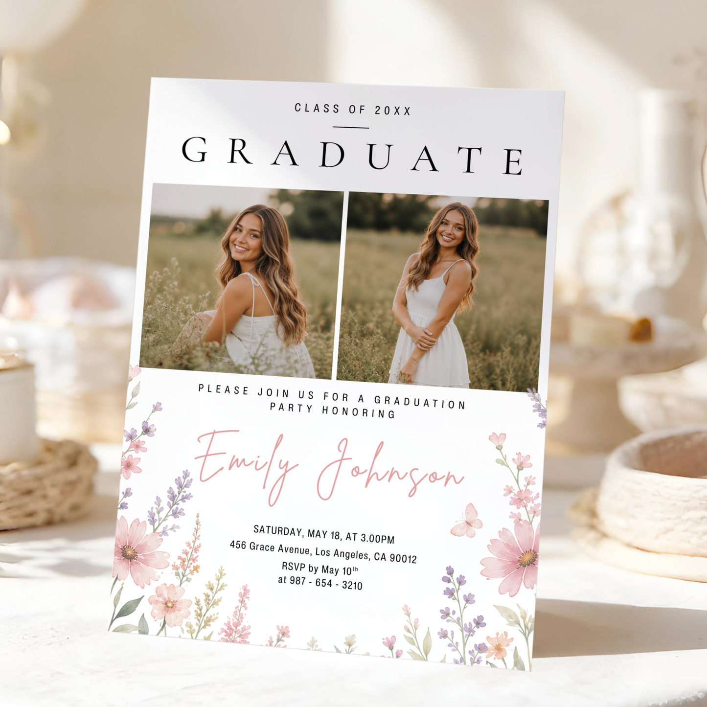 Class Of — Graduation Party Invitation Template by Pretty Digital — view 8