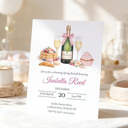 Citrus Birthday Brunch Invitation by Pretty Digital — view 10