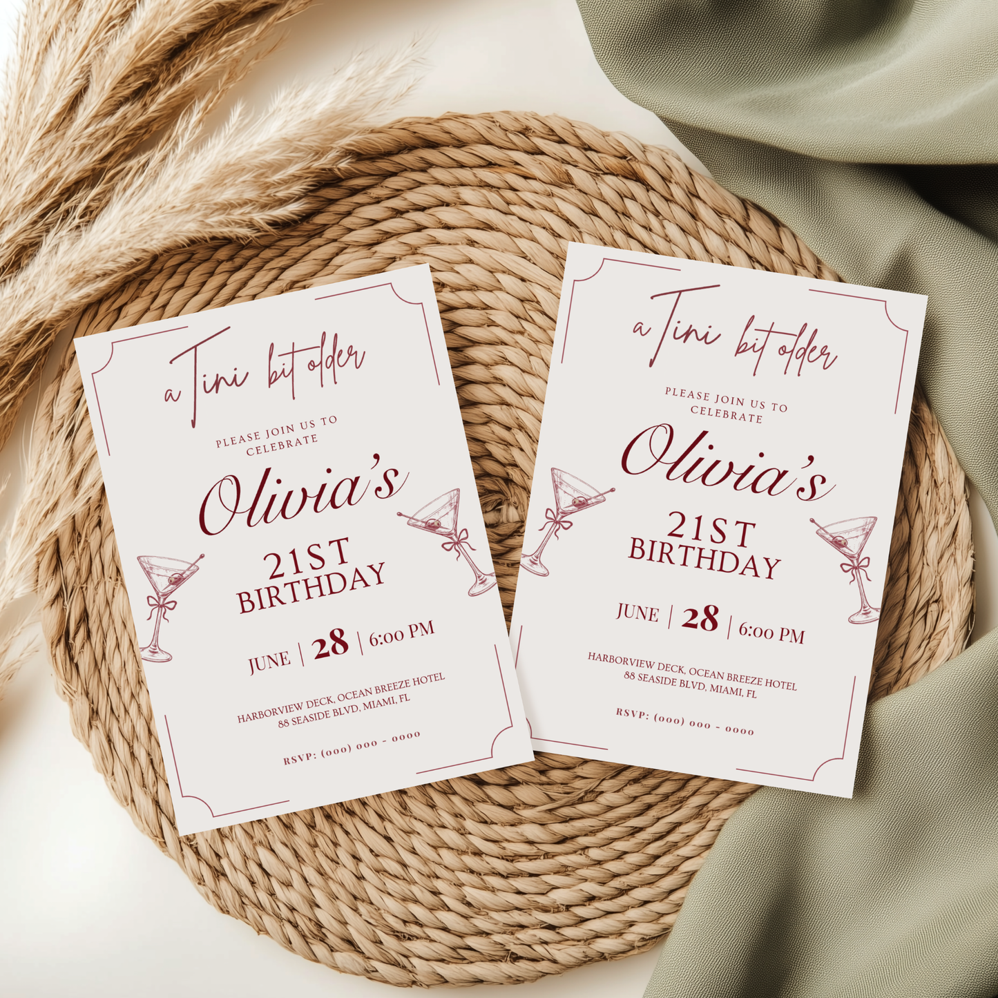 A Tini Bit Older — 21st Birthday Invitation Template by Pretty Digital — view 6