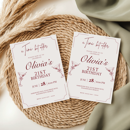 A Tini Bit Older — 21st Birthday Invitation Template by Pretty Digital — view 6