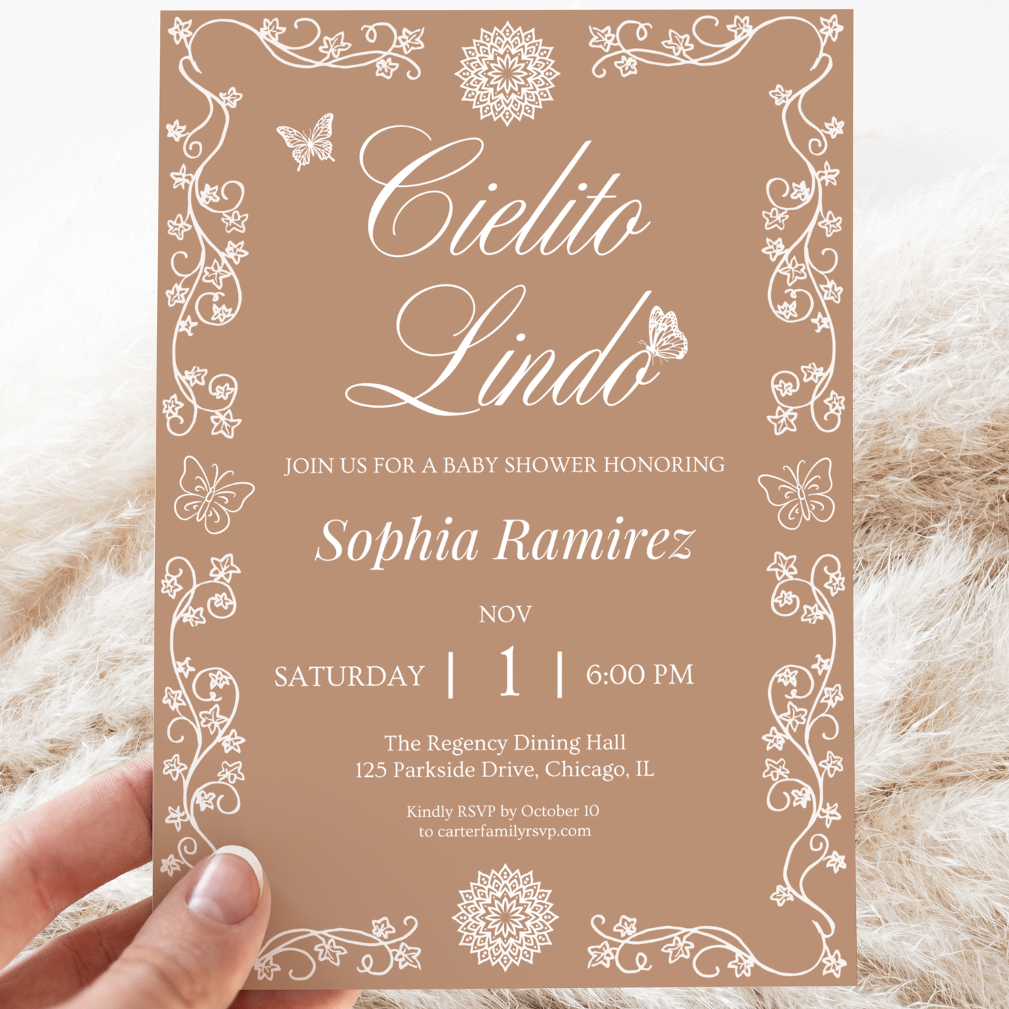 Cielito Lindo — Baby Shower Invitation Template by Pretty Digital — view 5