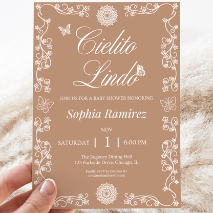 Cielito Lindo — Baby Shower Invitation Template by Pretty Digital — view 5
